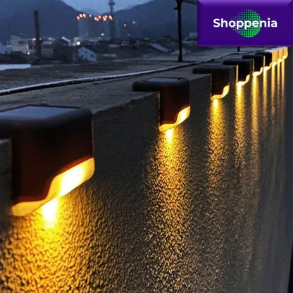 Solar Glow: Solar Lights for Wall and Steps