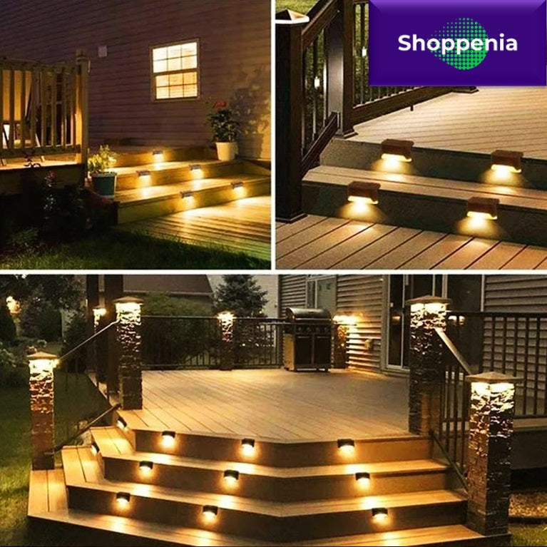 Solar Glow: Solar Lights for Wall and Steps