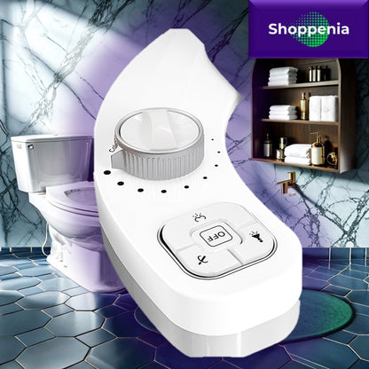 Smart Bidet: Full Toilet Bidet Set with Dual Nozzle, Adjustable Water Pressure and Self-Cleaning Functions