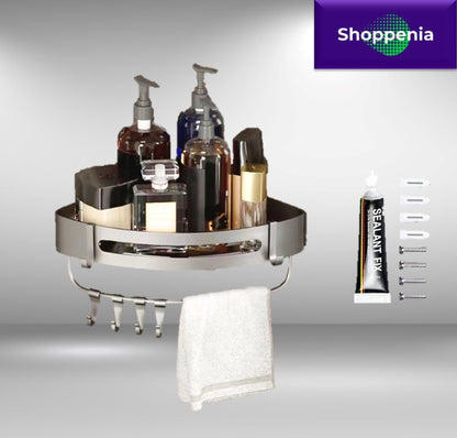 Corner Caddy: Wall Mounted Bathroom Corner Organizer