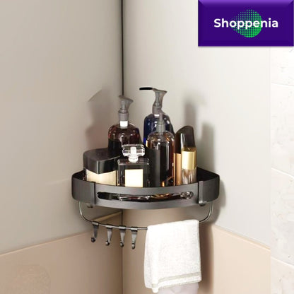 Corner Caddy: Wall Mounted Bathroom Corner Organizer