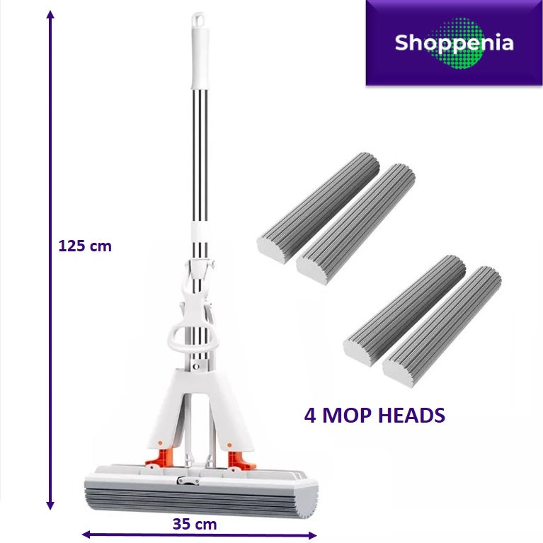 Smart Aqua Clean Mop: Smart Self Cleaning and Drying Mop for All Surface Types