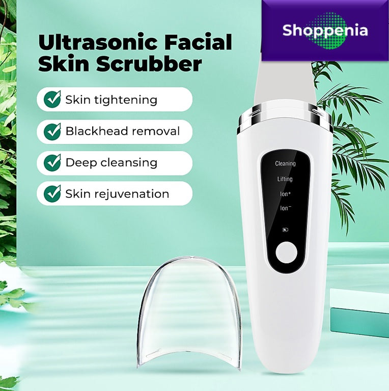 DermaSonic: Ultrasonic Skin Scrubber, Blackhead Remover and Pore Cleaner