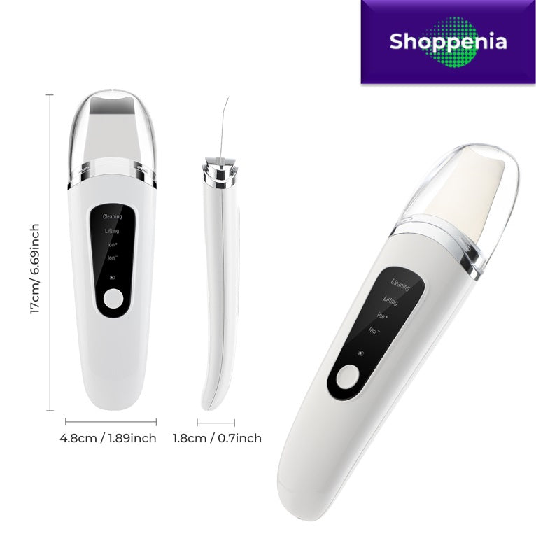 DermaSonic: Ultrasonic Skin Scrubber, Blackhead Remover and Pore Cleaner